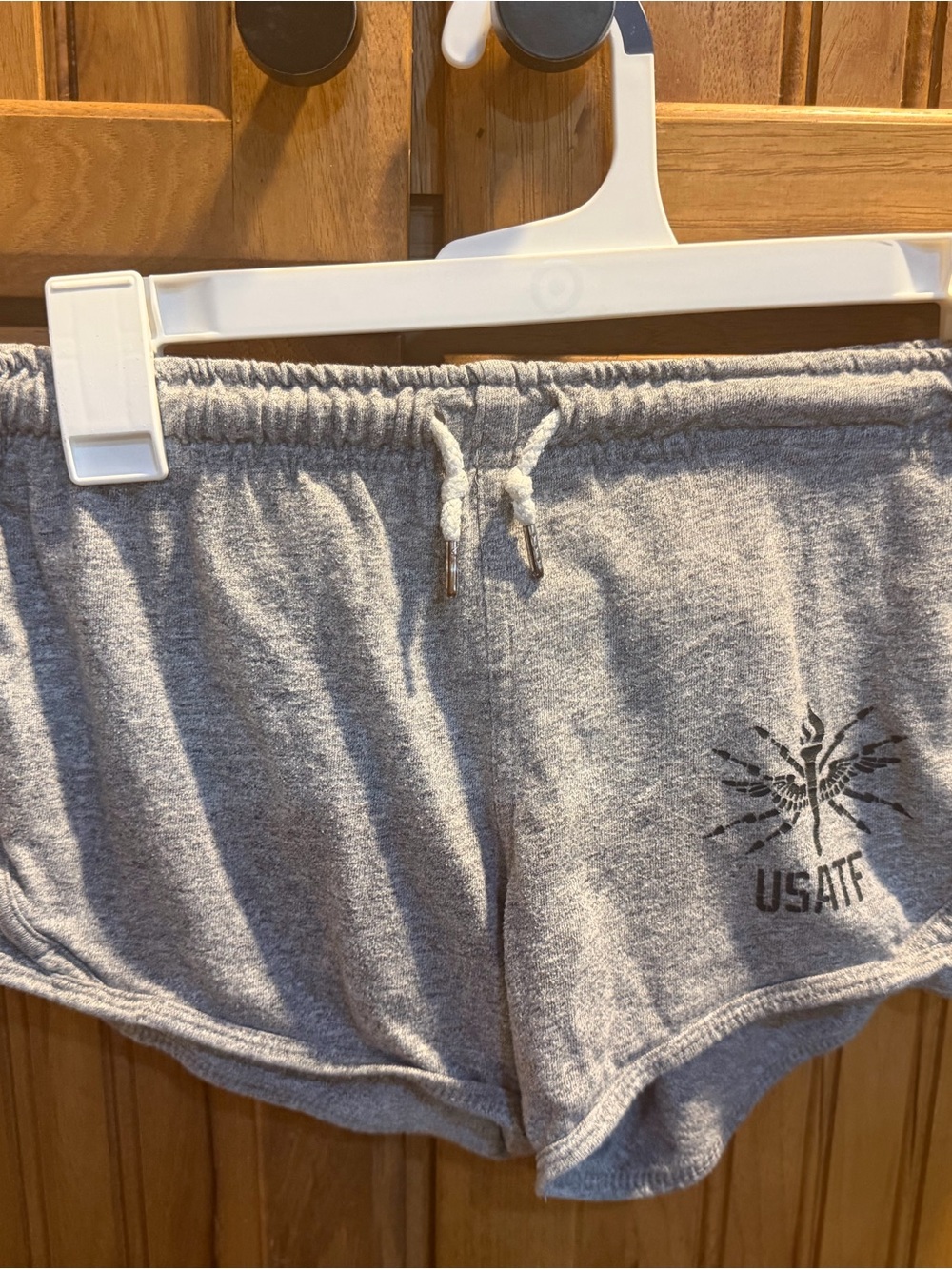 Nike Gray Women's Athletic Lounge Shorts with Drawstring